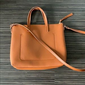 Old Navy Faux Leather Crossbody Tote